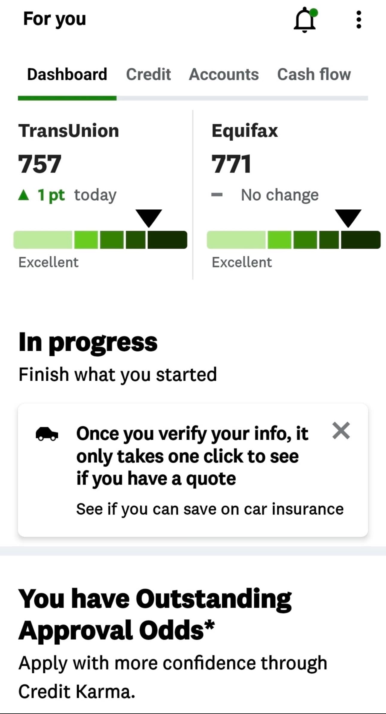 Credit score improvement testimonial
