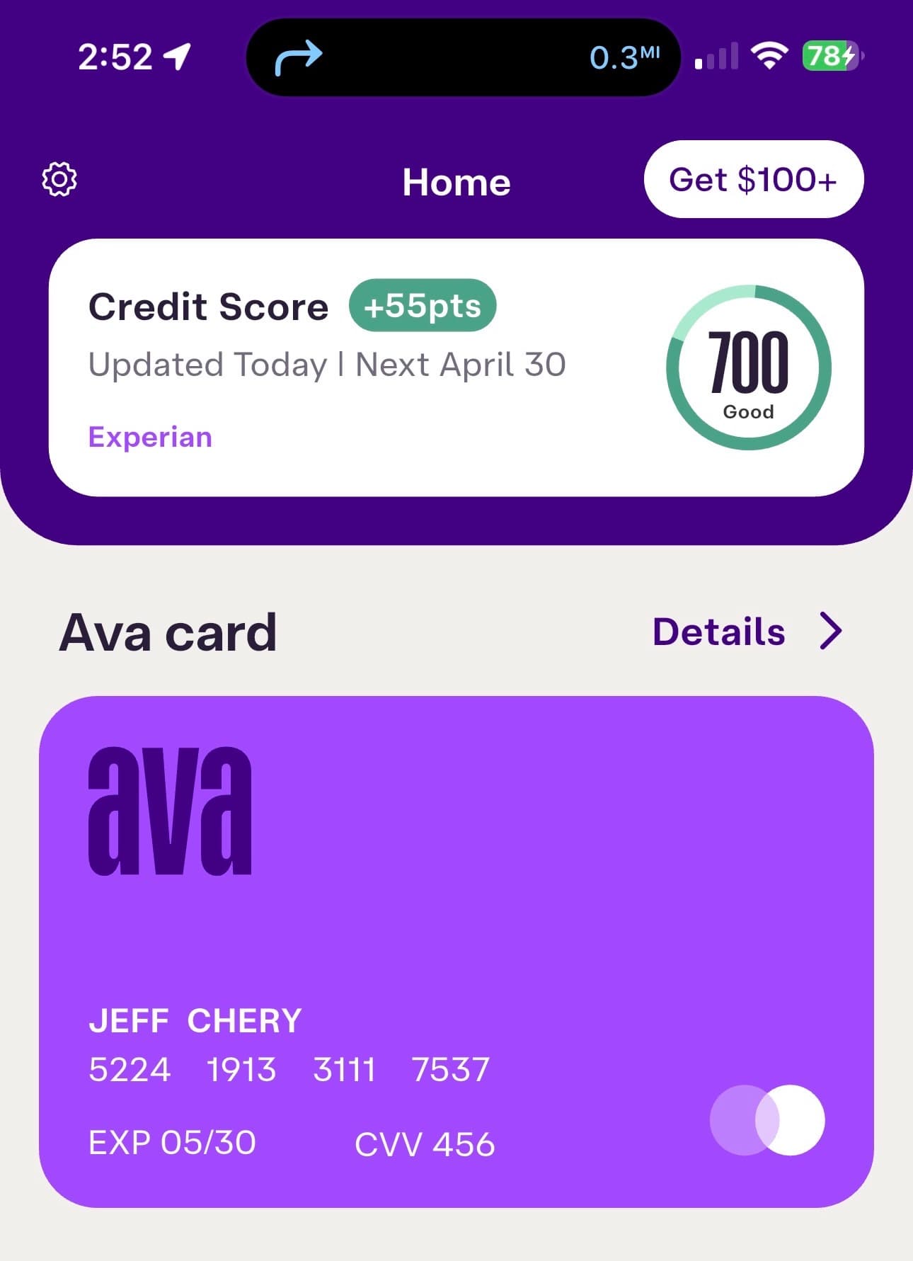 Credit score improvement testimonial